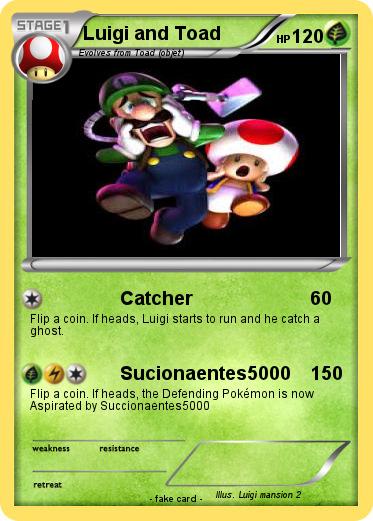 Pokemon Luigi and Toad