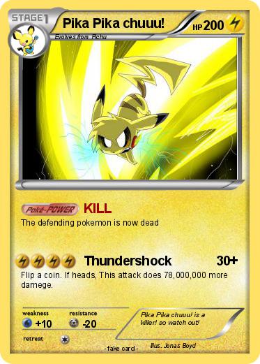 Pokemon Pika Pika chuuu!