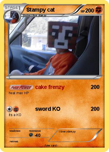 Pokemon Stampy cat