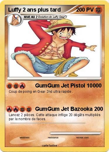 Pokemon Luffy 2 ans plus tard
