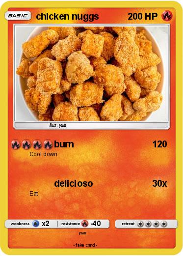 Pokemon chicken nuggs