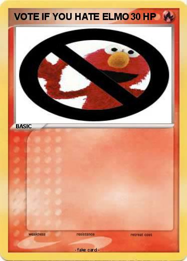 Pokemon VOTE IF YOU HATE ELMO