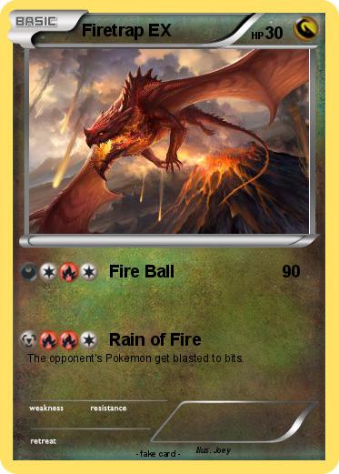 Pokemon Firetrap EX