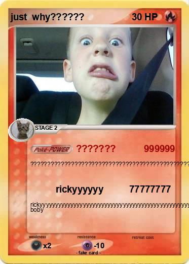 Pokemon just  why??????