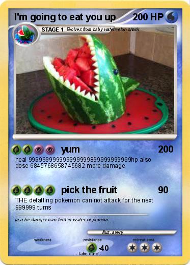 Pokemon I'm going to eat you up