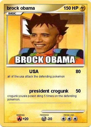 Pokemon brock obama