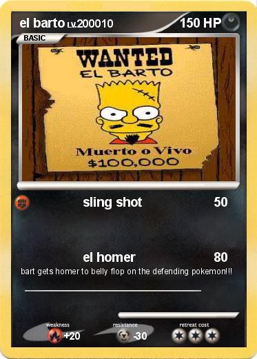 Pokemon el barto