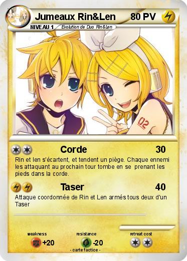 Pokemon Jumeaux Rin&Len