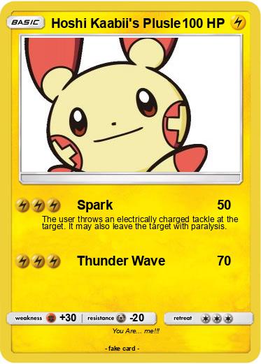 Pokemon Hoshi Kaabii's Plusle