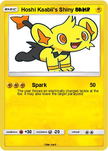 Pokemon Hoshi Kaabii's Shiny Shinx