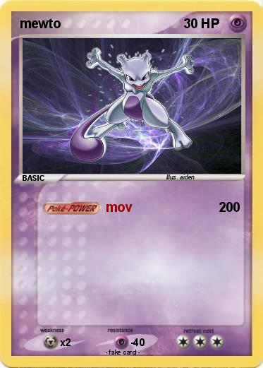 Pokemon mewto