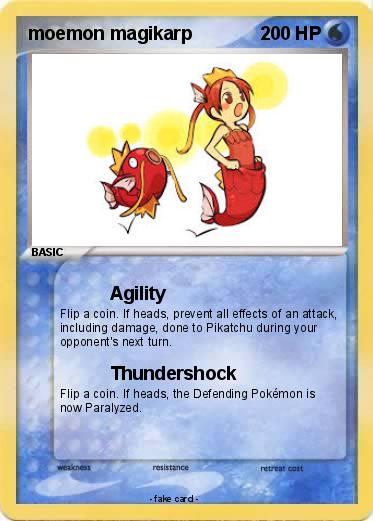 Pokemon moemon magikarp