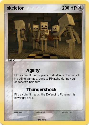 Pokemon skeleton