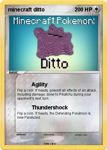Pokemon minecraft ditto