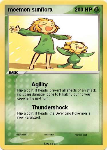 Pokemon moemon sunflora