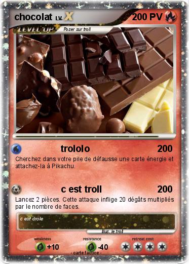 Pokemon chocolat