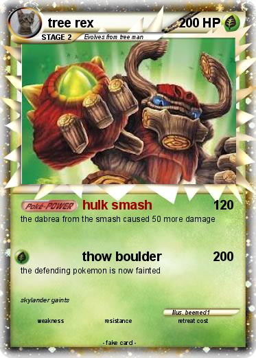 Pokemon tree rex