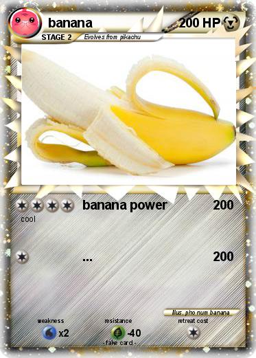 Pokemon banana
