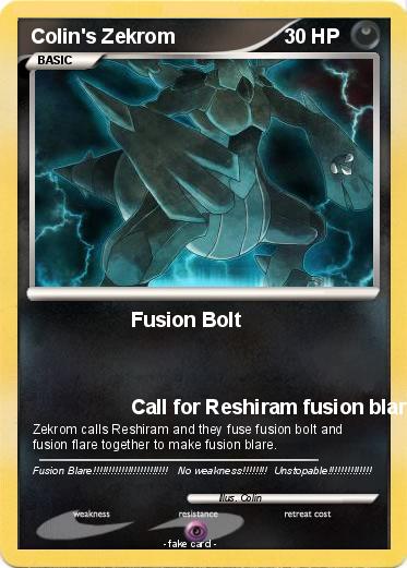 Pokemon Colin's Zekrom