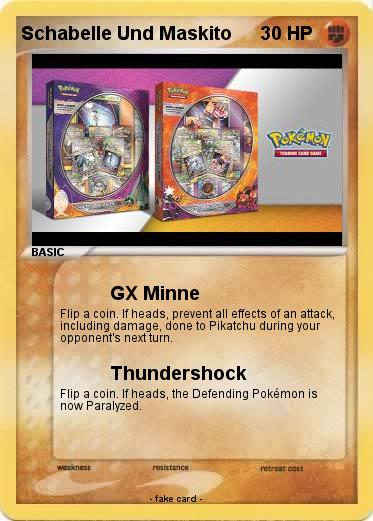 Pokemon Schabelle Und Maskito
