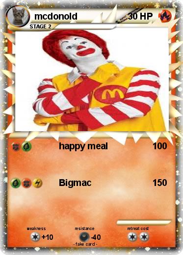 Pokemon mcdonold