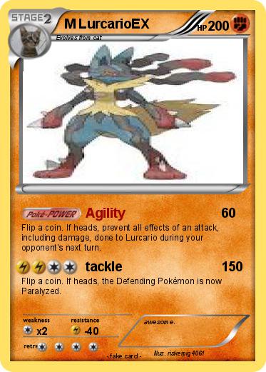 Pokemon M LurcarioEX