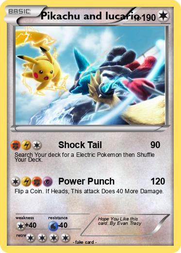 Pokemon Pikachu and lucario