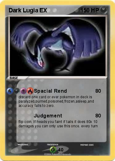 Pokemon Dark Lugia EX