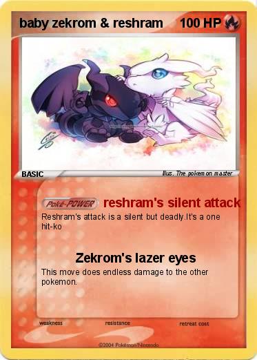 Pokemon baby zekrom & reshram
