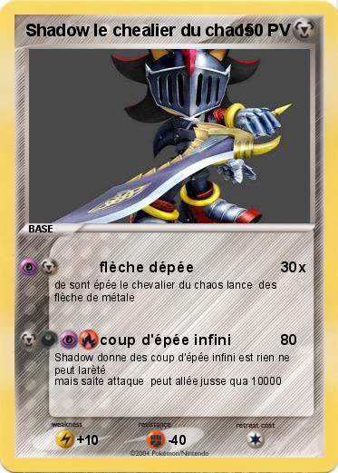 Pokemon Shadow le chealier du chaos