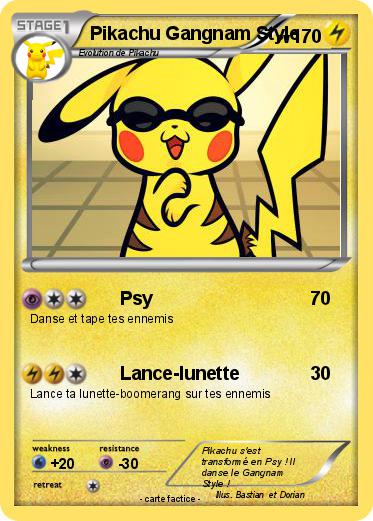 Pokemon Pikachu Gangnam Style