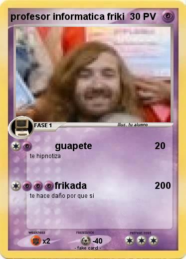 Pokemon profesor informatica friki