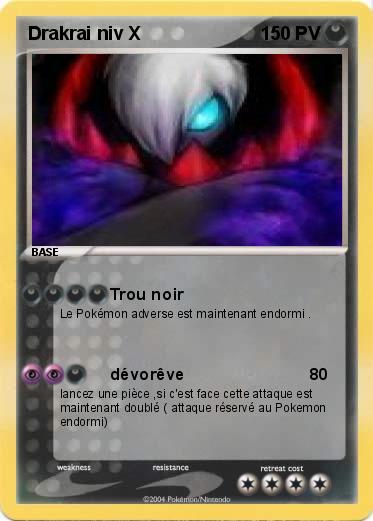 Pokemon Drakrai niv X                                                                200000 PV
