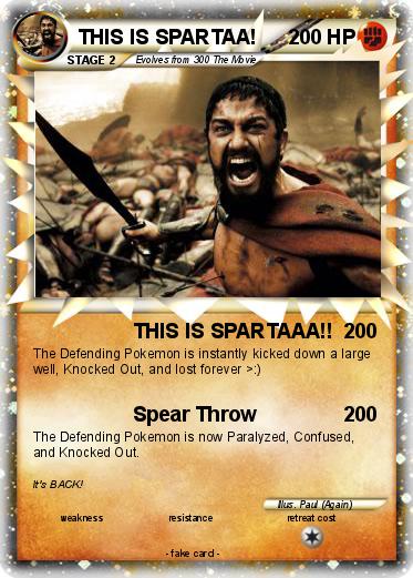 Pokemon THIS IS SPARTAA!