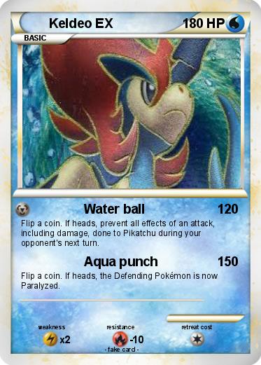 Pokemon Keldeo EX