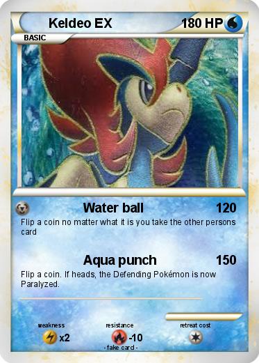 Pokemon Keldeo EX