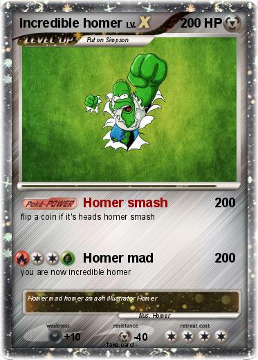 Pokemon Incredible homer