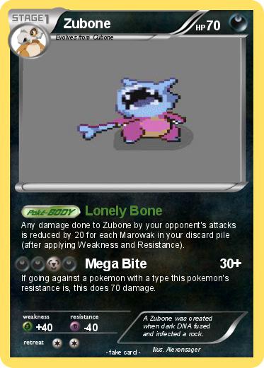 Pokemon Zubone
