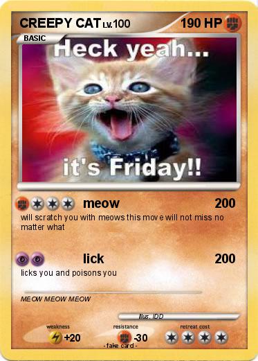 Pokemon CREEPY CAT