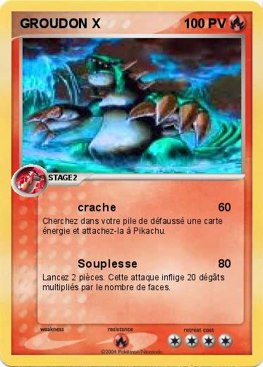 Pokemon GROUDON X