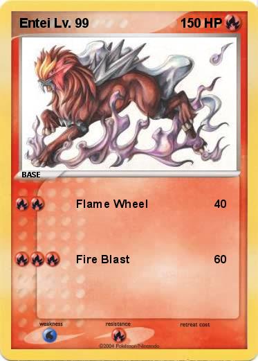 Pokemon Entei Lv. 99