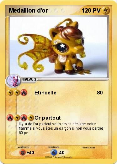Pokemon Medaillon d'or