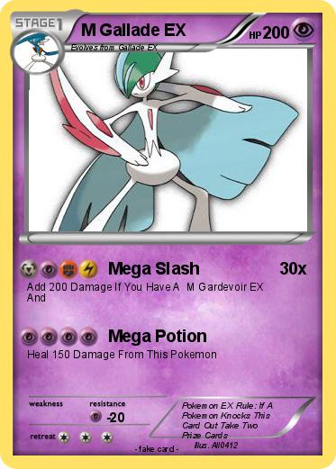 Pokemon M Gallade EX