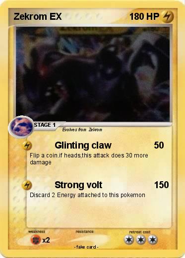 Pokemon Zekrom EX