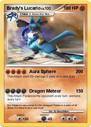 Pokemon Brady's Lucario
