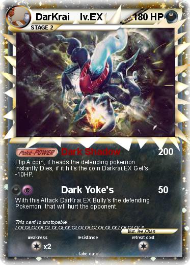 Pokemon DarKrai    lv.EX