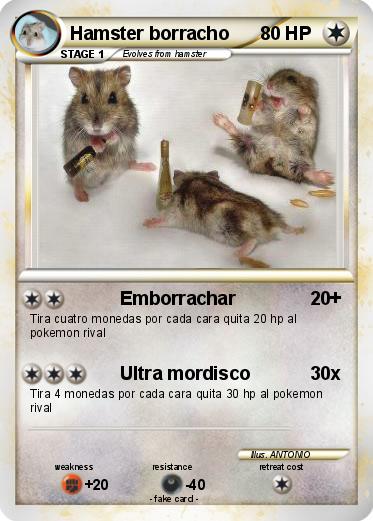 Pokemon Hamster borracho