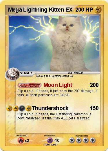 Pokemon Mega Lightning Kitten EX