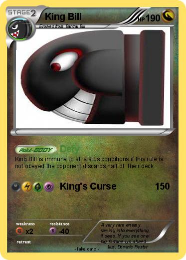 Pokemon King Bill