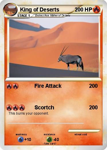 Pokemon King of Deserts